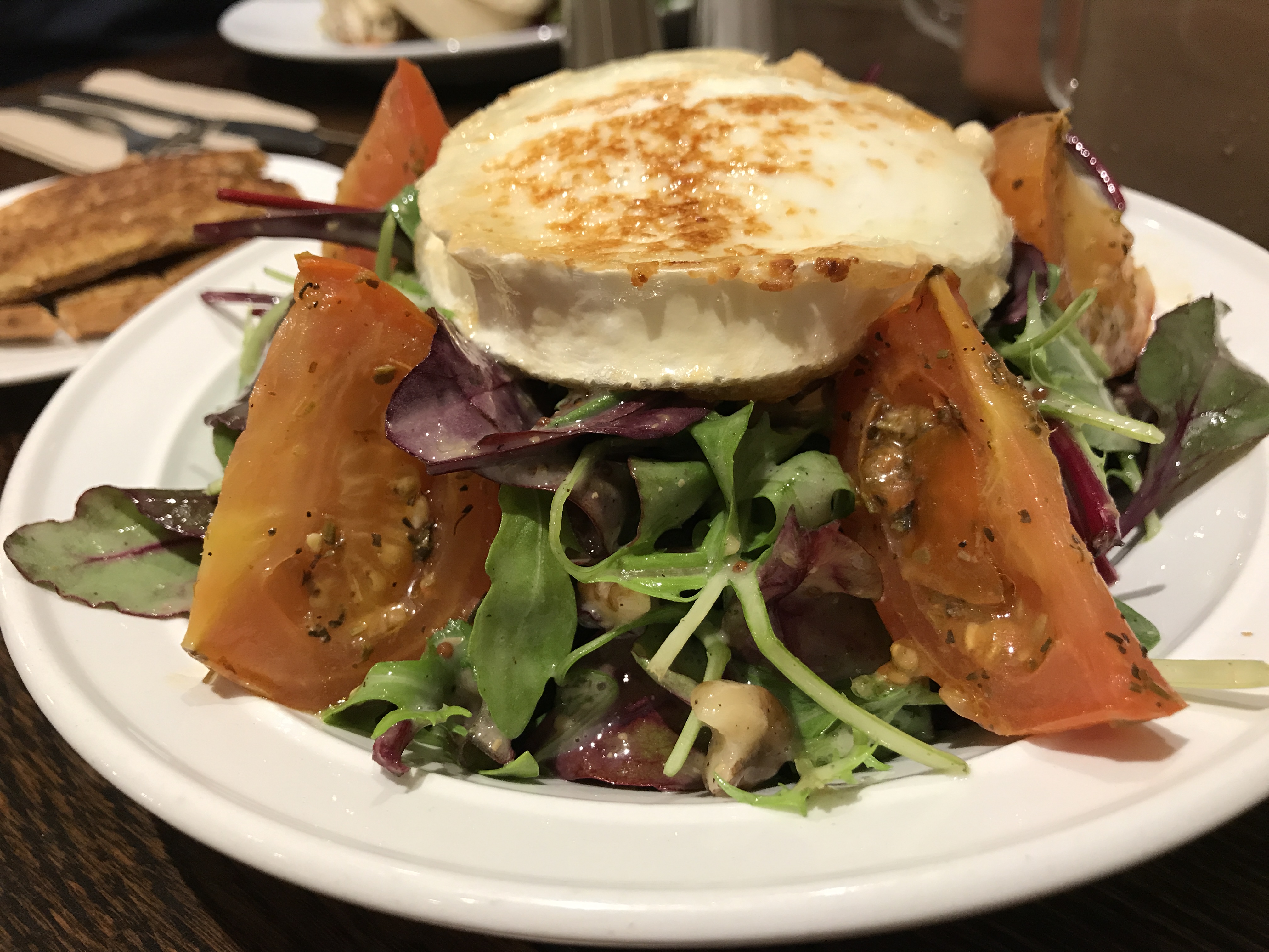 The goats cheese salad