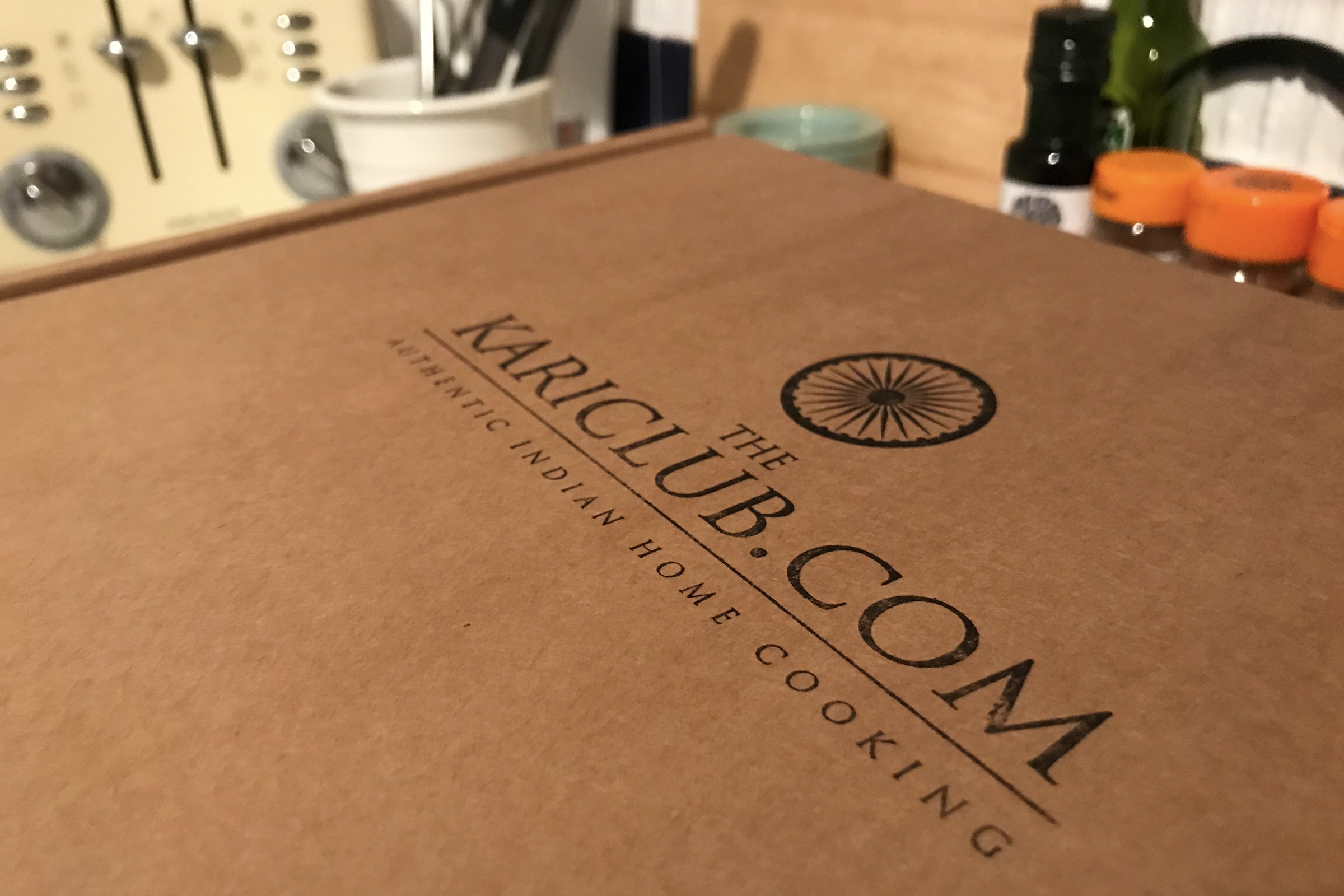 The Kari Club box, filled with ingredients