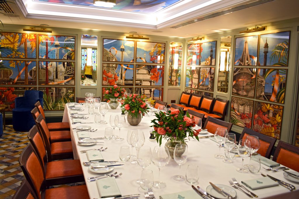 The Tidal Room: private dining room at the back of The Ivy