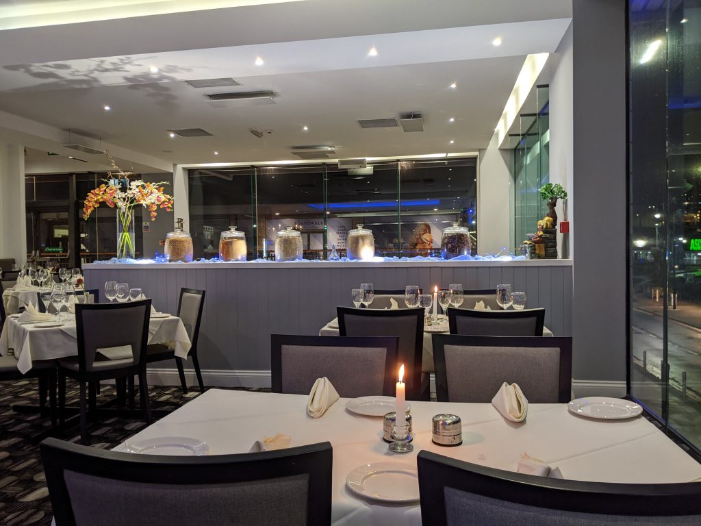 Malika restaurant interior